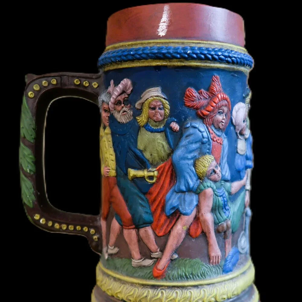 Gift a Beer Guy Today Man Cave Gear Essential Vintage 3D German Style Beer Stein